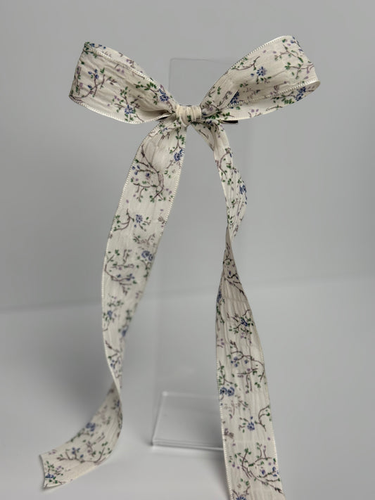 Ditsy Floral Ribbon Bow