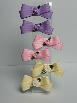 Cabbage Rose Bows