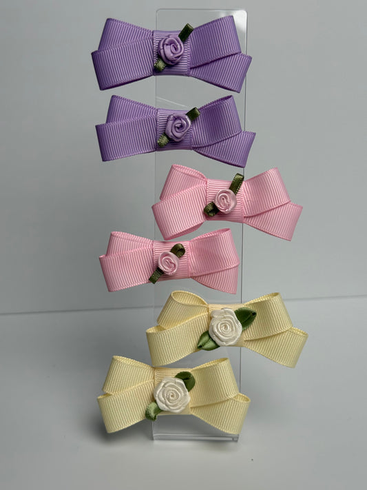 Cabbage Rose Bows