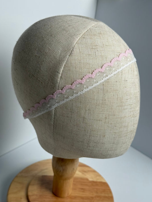 Pink Lace Party Headband