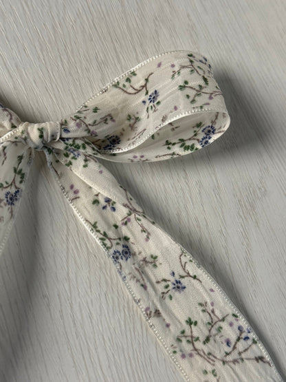 Ditsy Floral Ribbon Bow
