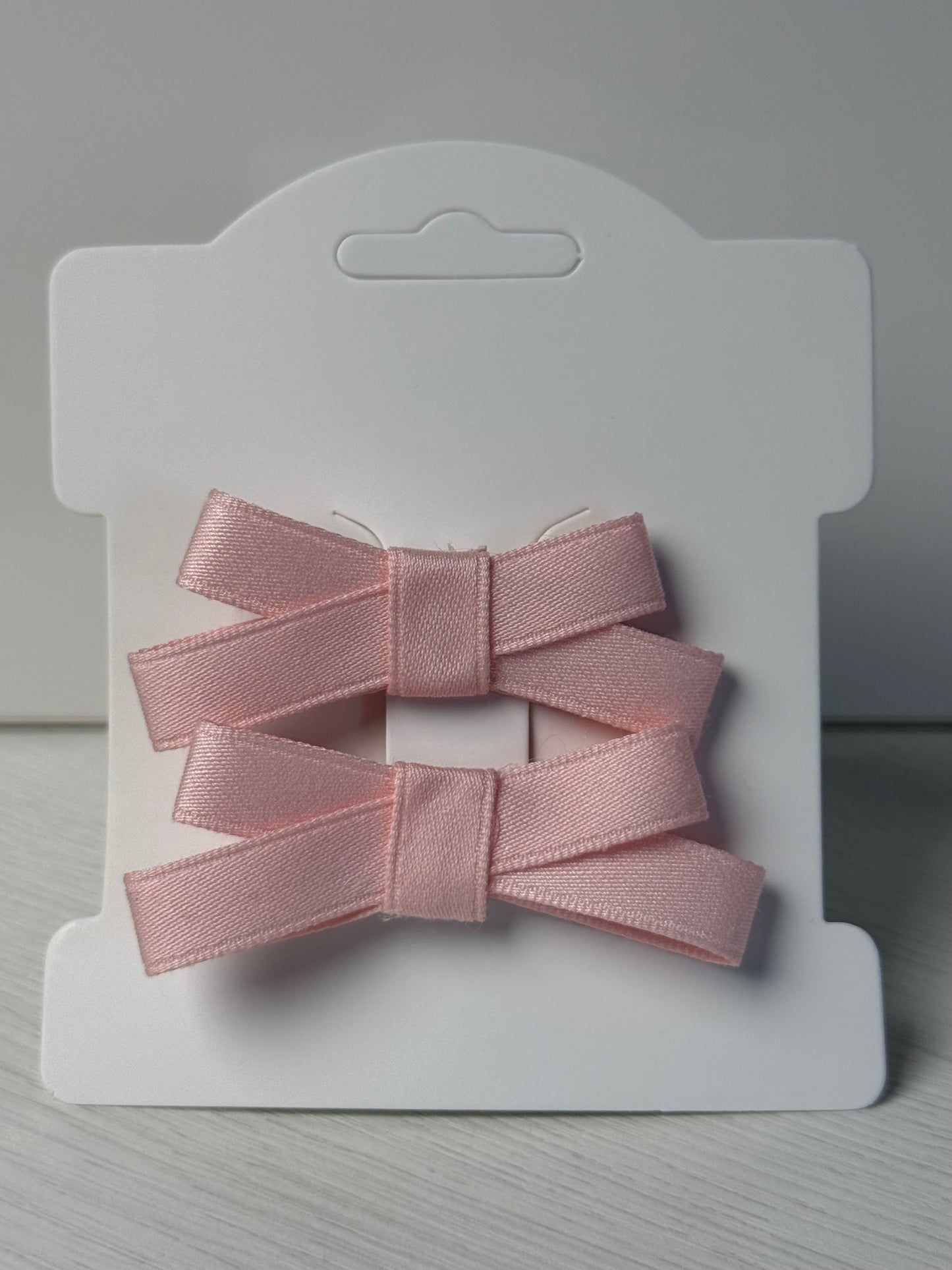 Pink Satin Ribbon Bows
