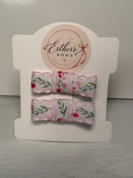 Vintage Luxury Floral Bows