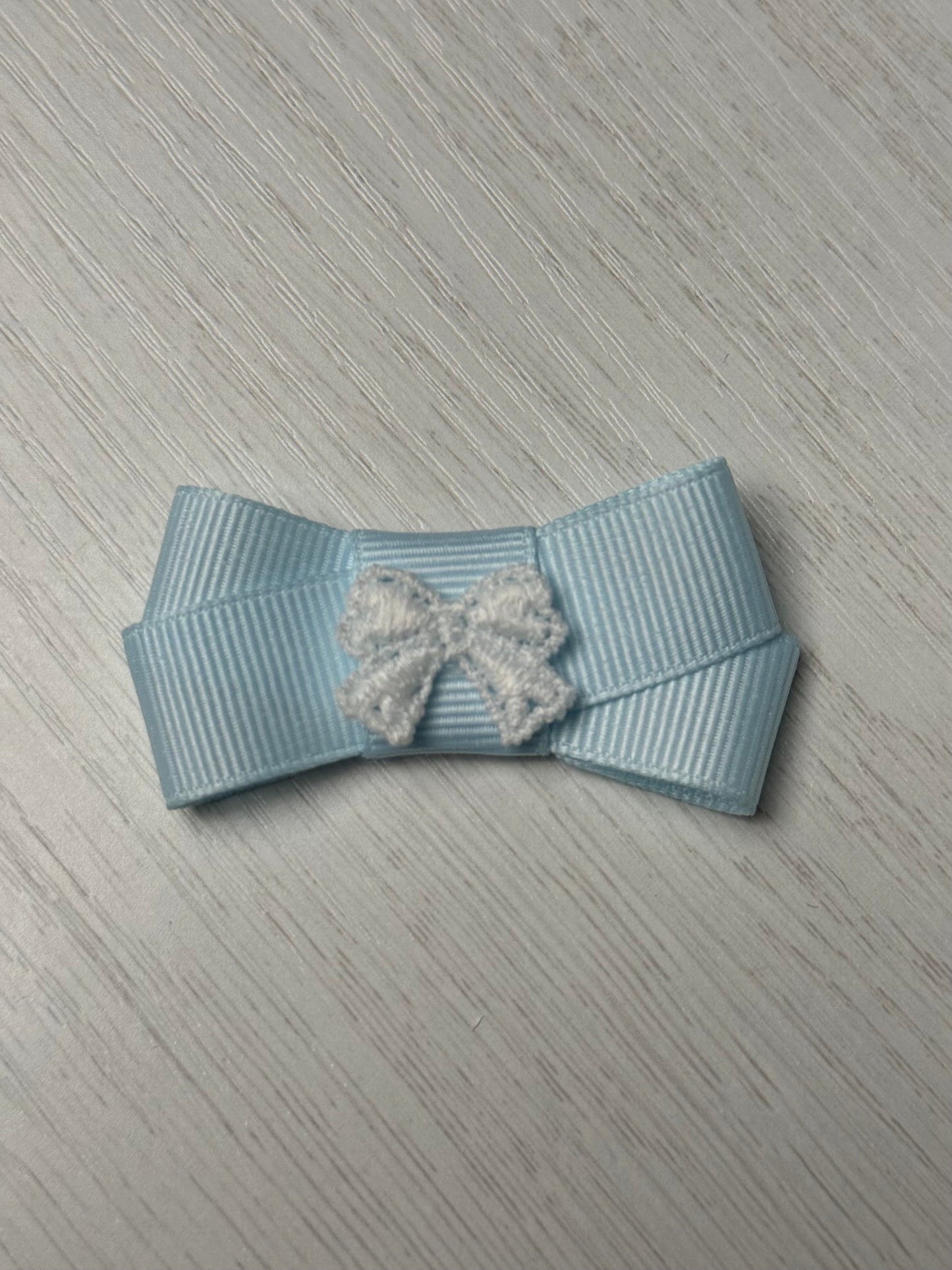 Baby Blue Bow on Bow